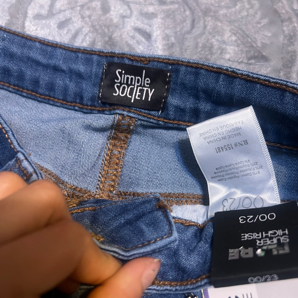 Simple society light flare Jeans